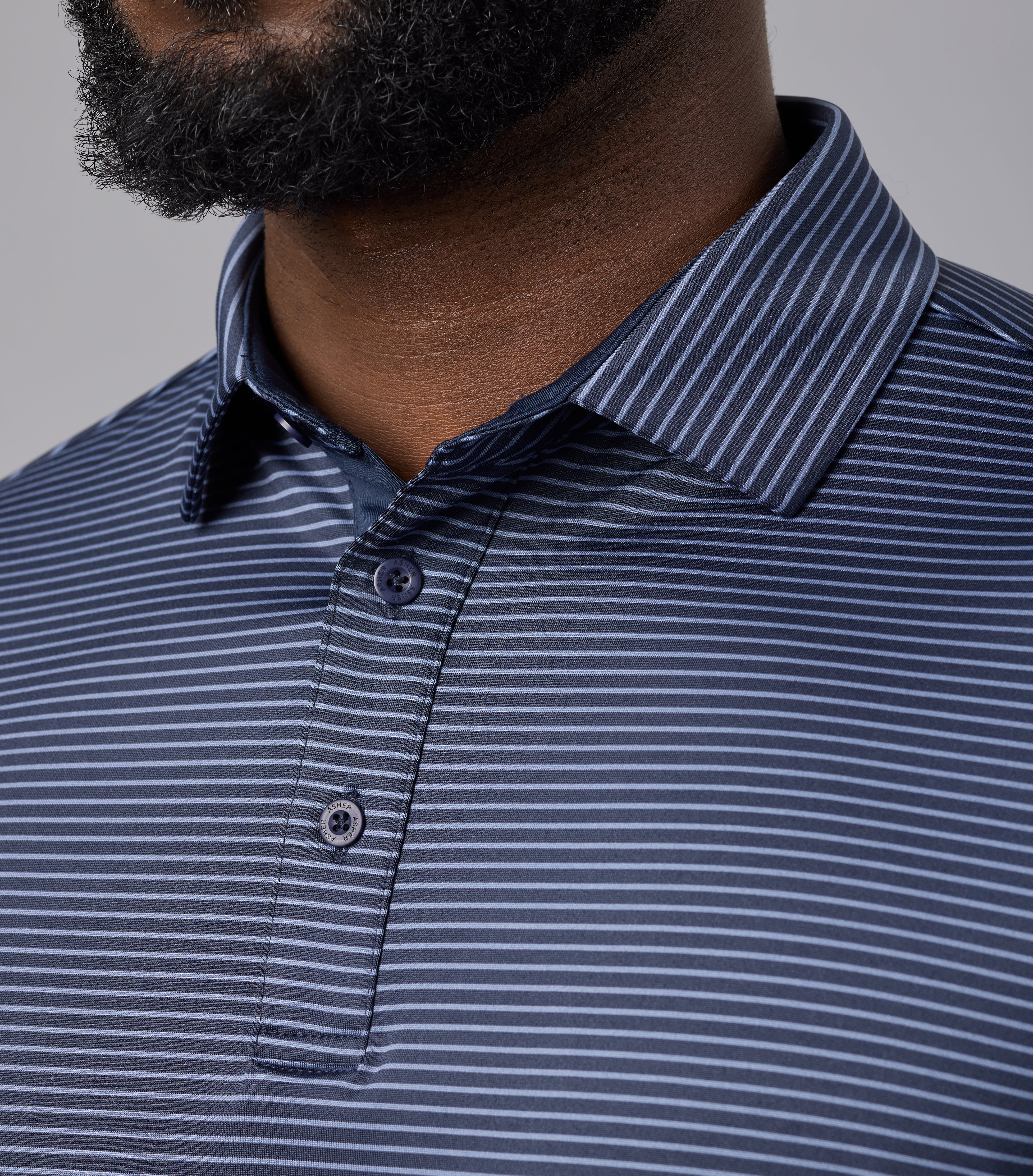 Track Stripe Polo