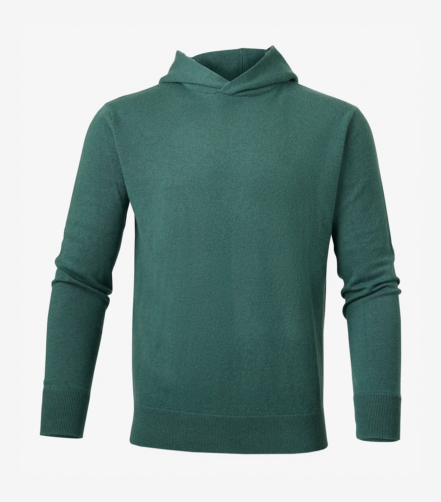 Green store cashmere hoodie