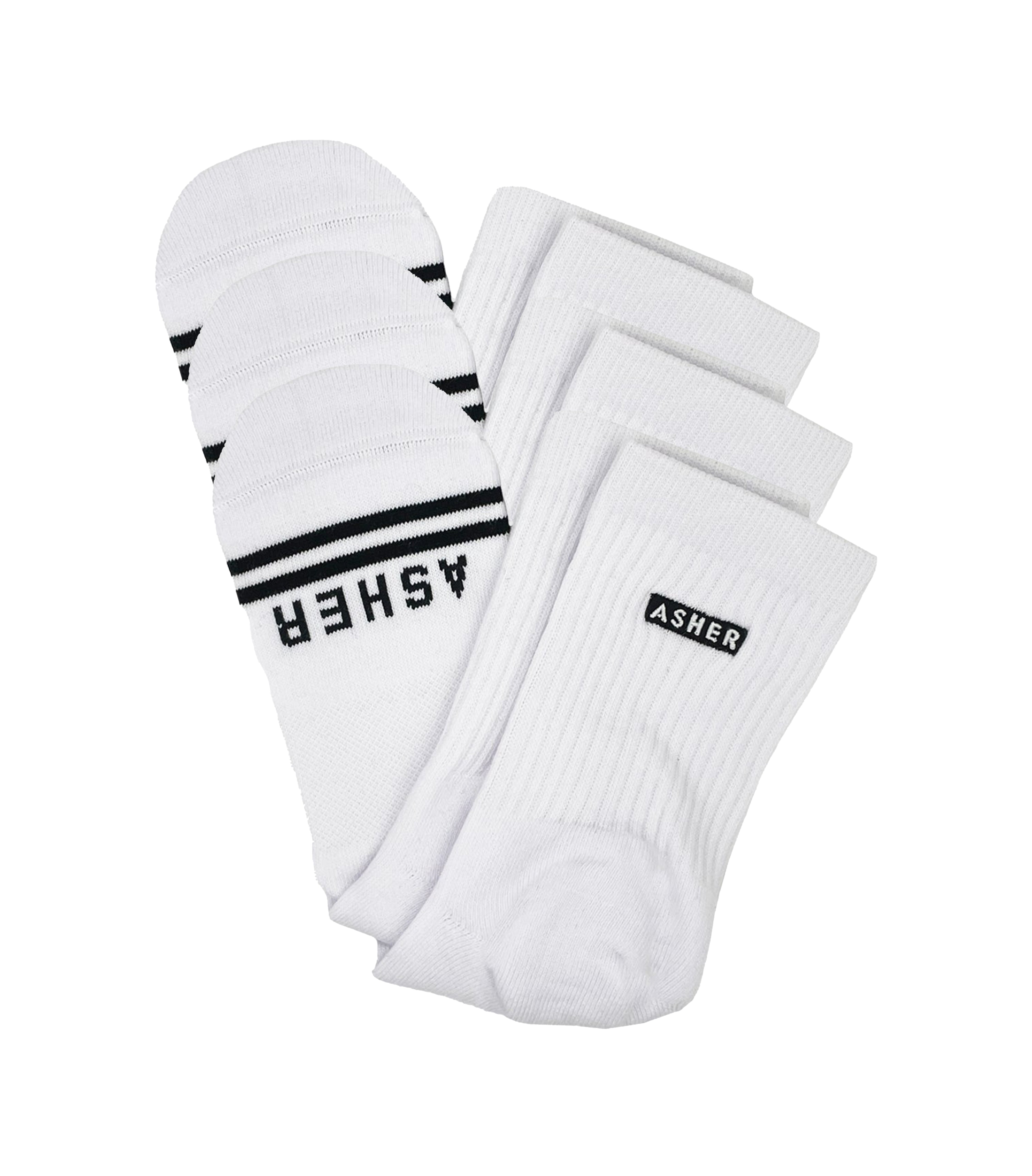 White Quarter Sock 3-Pack