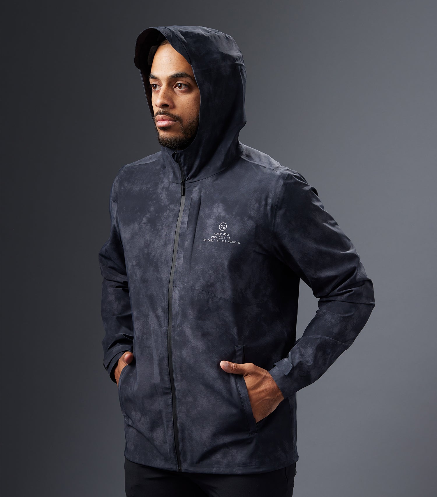 ASHER Golf On Course Golf Rain Jacket